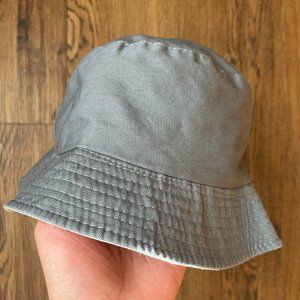 Grey Canvas Bucket Hat